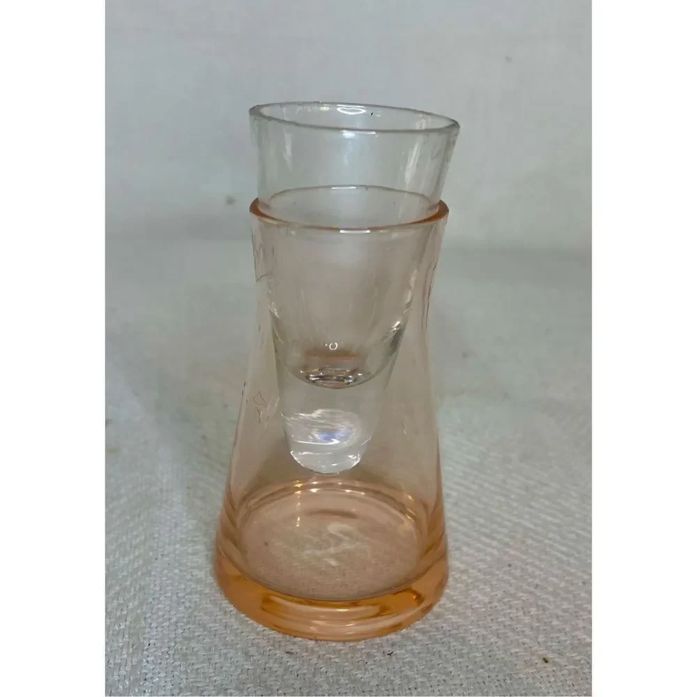 Vintage Luigi Bormioli Shooter Glass and Ice Carafe Cooler EVC
